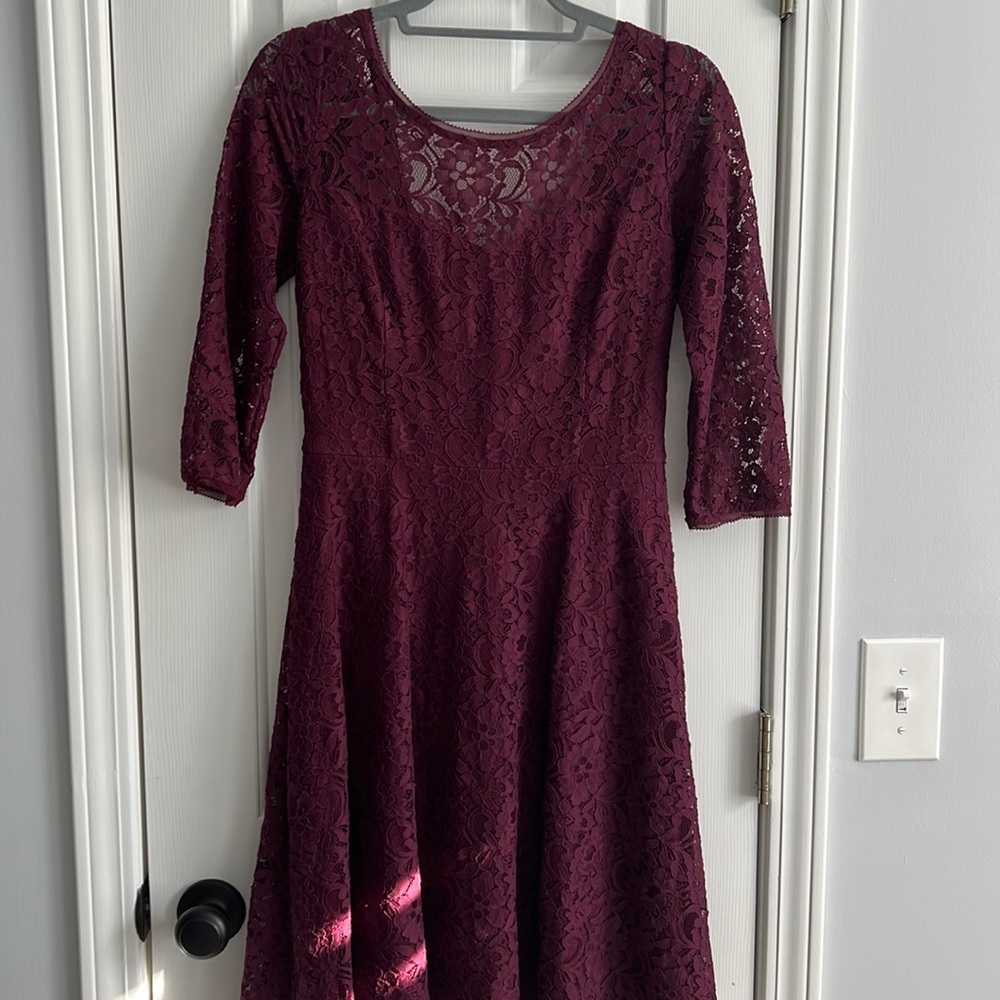 Beautiful Plum lace dress
